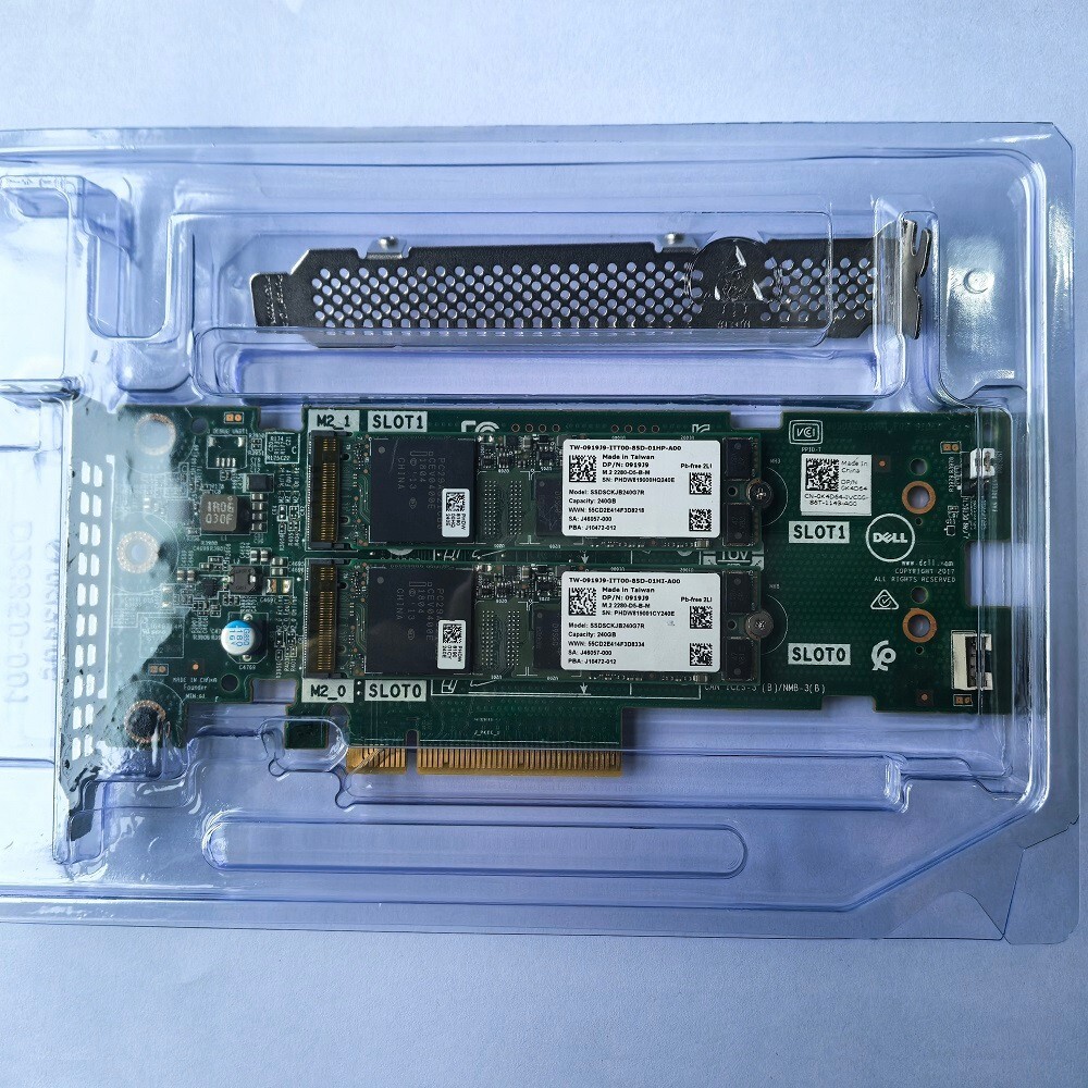 Compatible Dell 72WKY BOSS-S1 Controller PCIeCard 2x240GB M.2SSD TC2RP forR740xd
