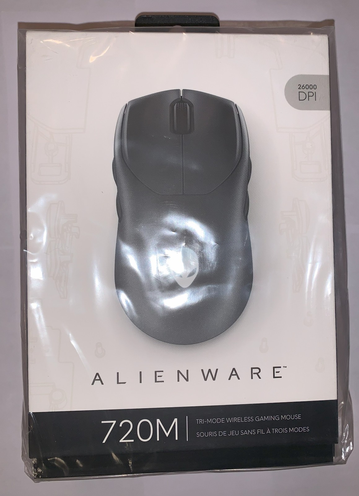 Alienware Tri-Mode Wireless Gaming Mouse AW720M Brand New Factory Sealed Black
