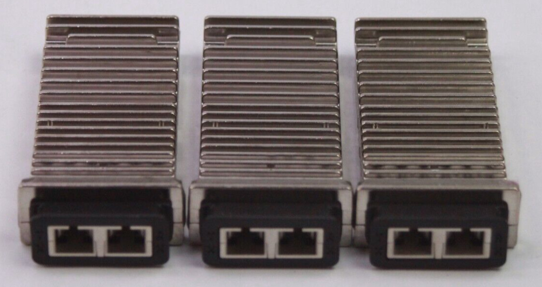 3X Cisco X2-10GB-SR 10GBASE-SR 10GBPS 300M Duplex SC X2 Transceivers 10-2205-06