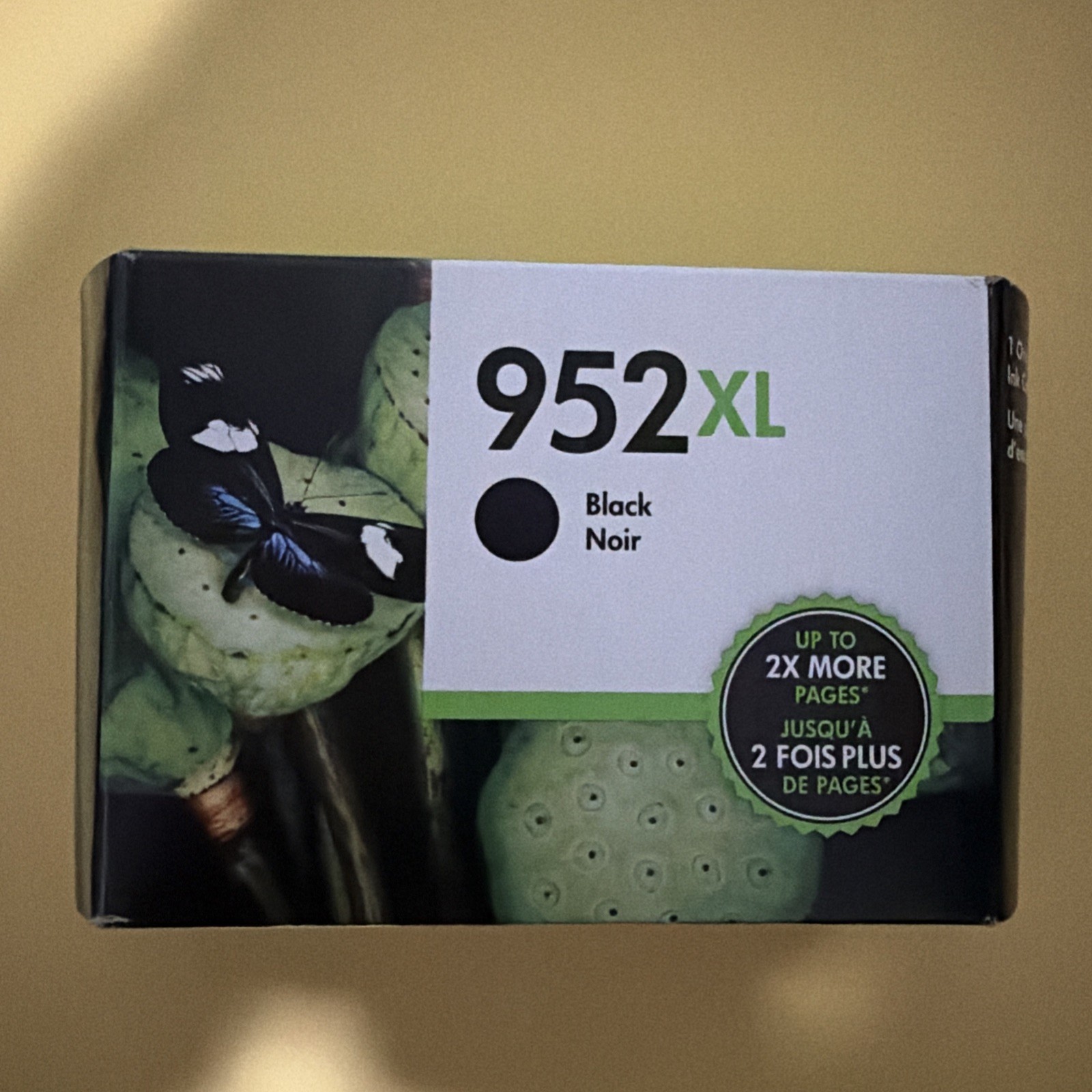 genuine hp 952xl black ink cartridge