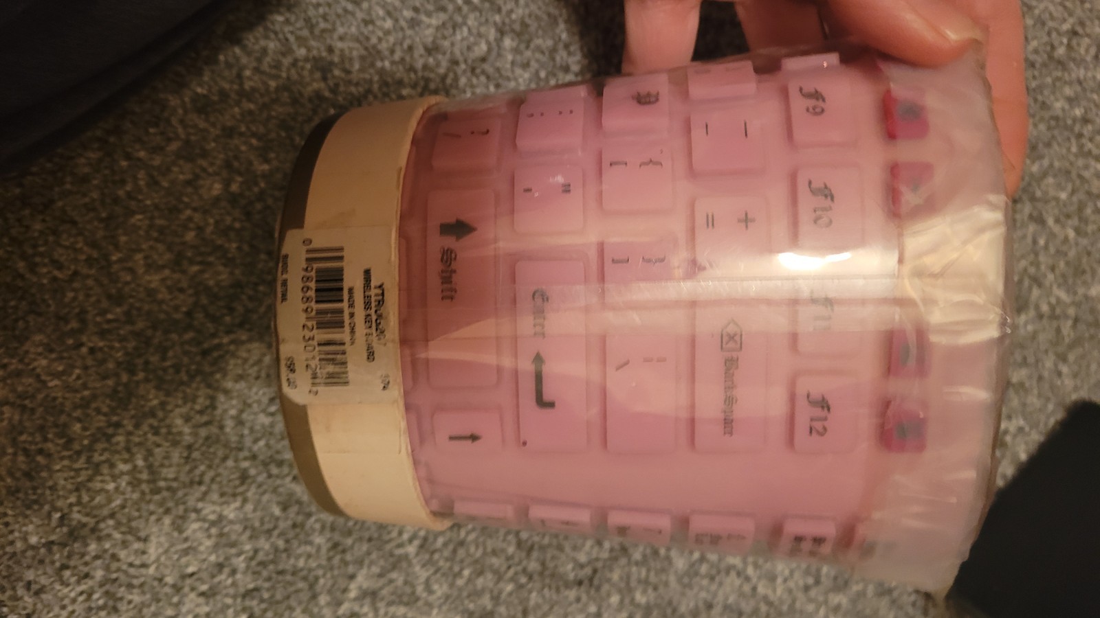 RARE NEW Vintage Juicy Couture Pink Wireless Jelly Keyboard