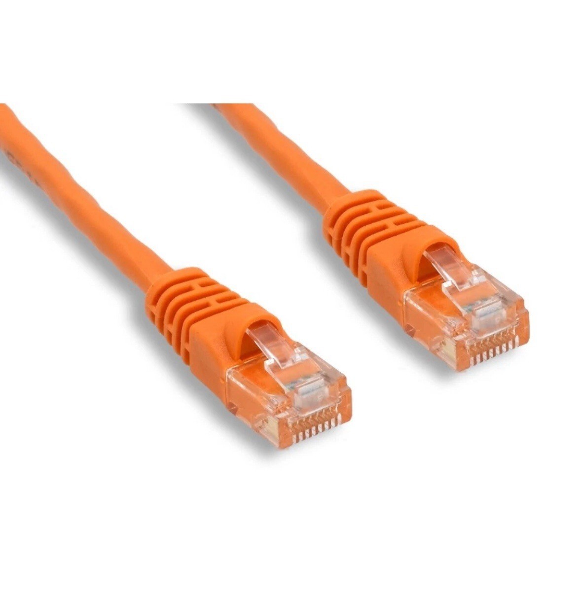 ✅Category 6 Patch Cable Ethernet UTP 7' 7ft Orange Cat 6 Network Cord#️⃣0305