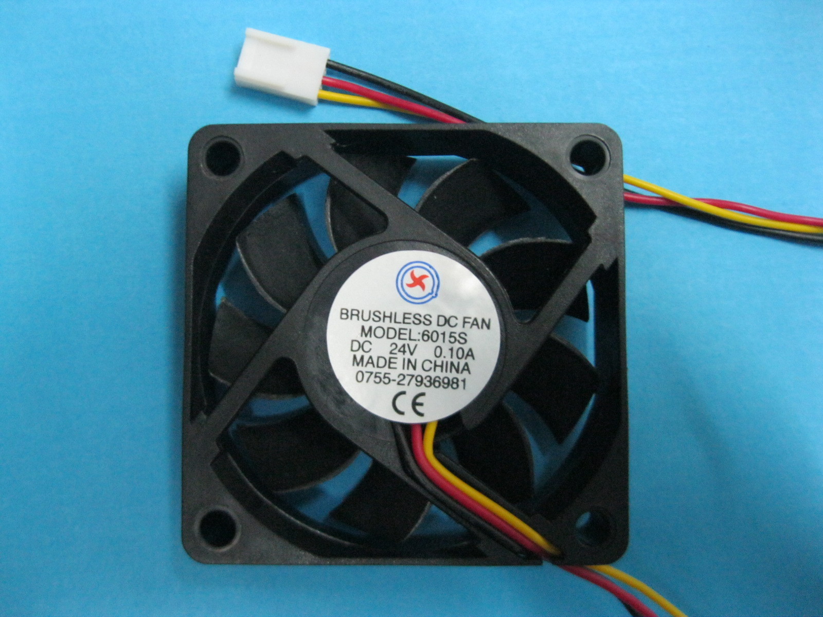 8 pcs Brushless DC Cooling Fan 24V 6015S 9 Blade 60x60x15mm 3Wire Sleeve Bearing