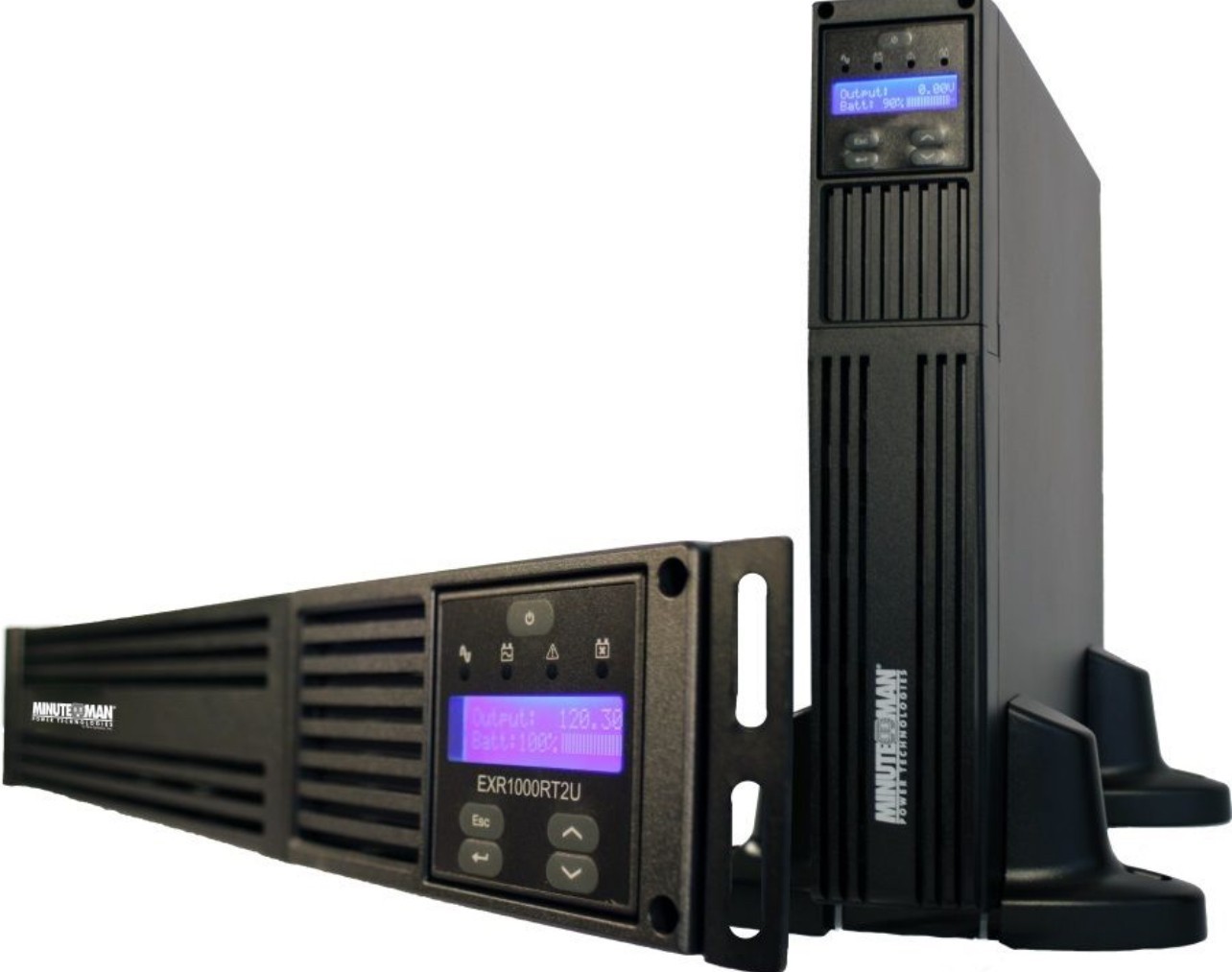 Minuteman EXR1500RT2U 1.5 kVA / 1350 W Line-Interactive UPS – Rack/Tower