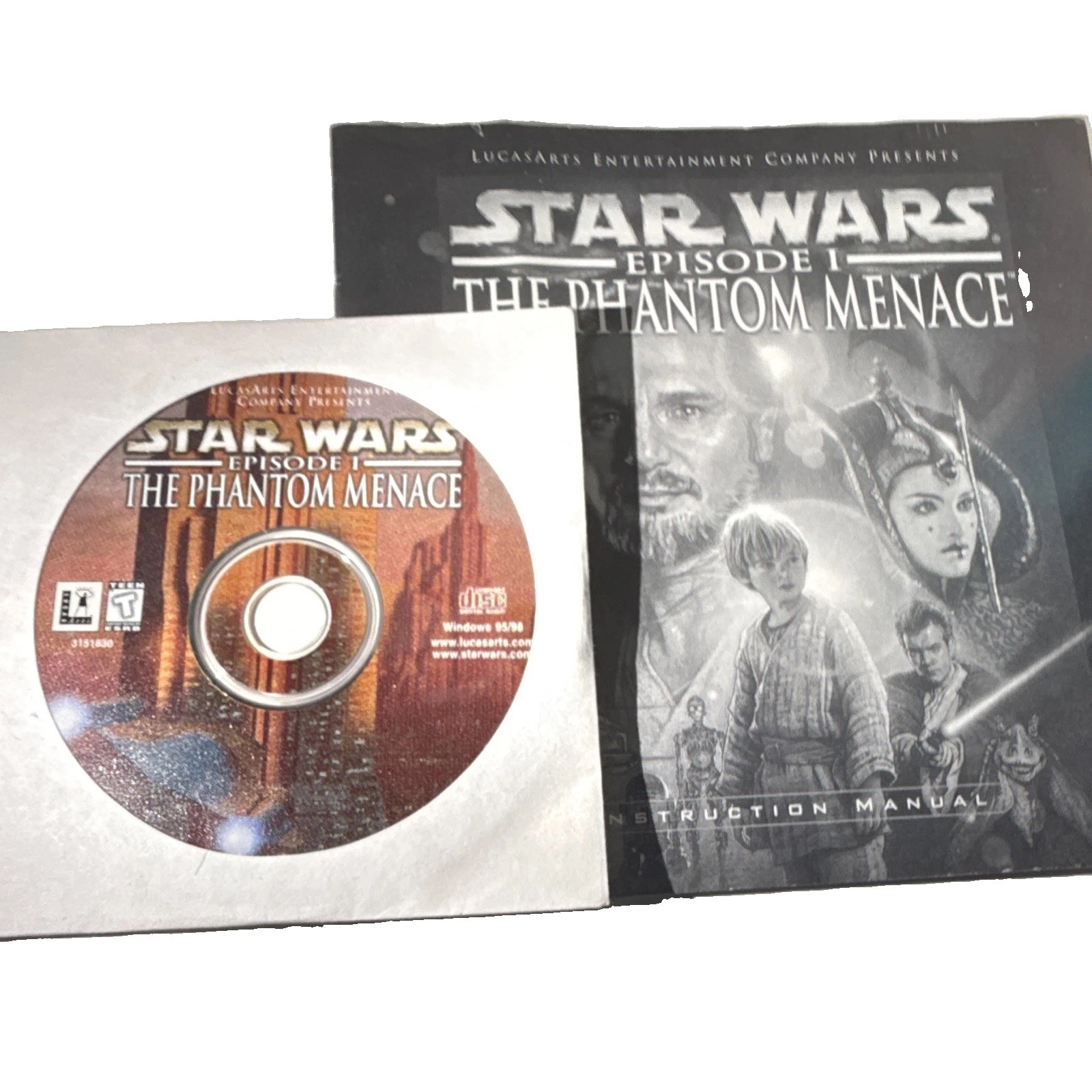 Star Wars Episode 1 Phantom menace Windows 95/98 With manual