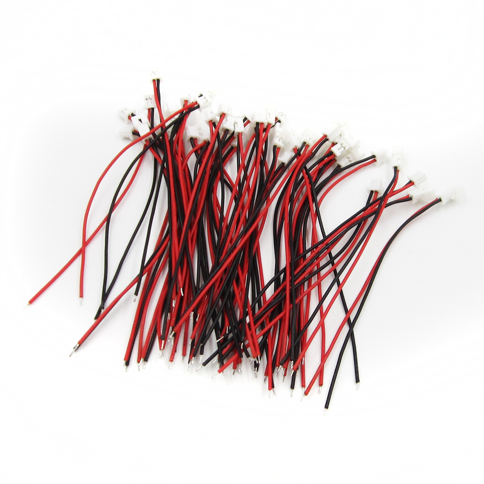 20Pair Micro JST 1.25mm GH PH 2-Pin Male & Female Connectors w/ Wires