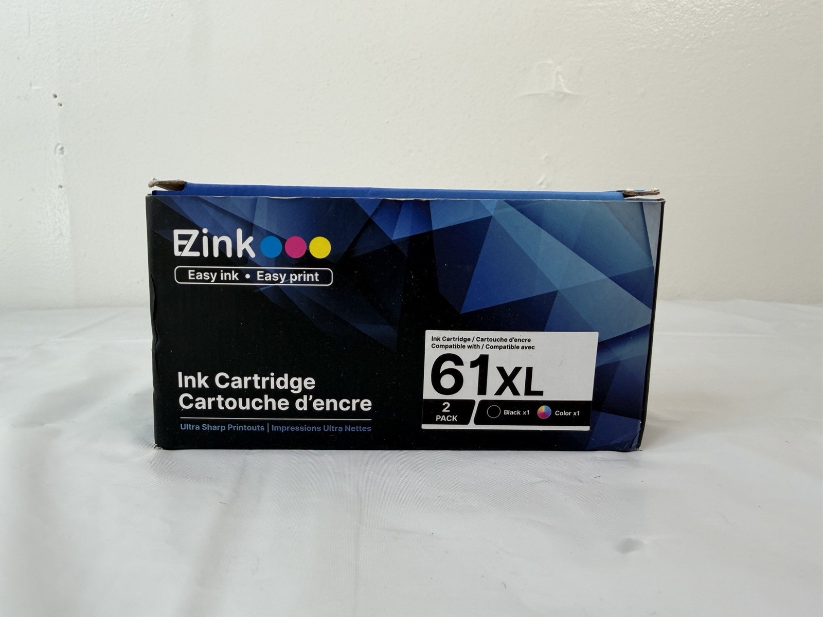EzInk Ink Cartridge 61xl 2 Pack 1 black And 1 Color Cartridge