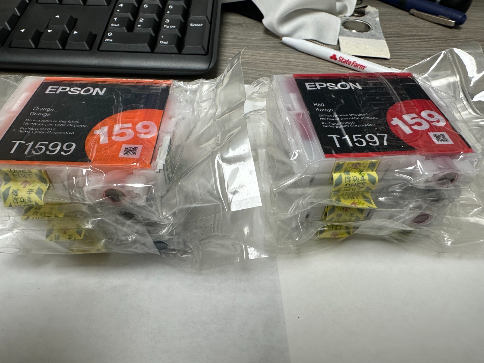 NEW Epson 159 T159 UltraChrome Hi-Gloss-II Ink Cartridges R2000 (a set of 8)