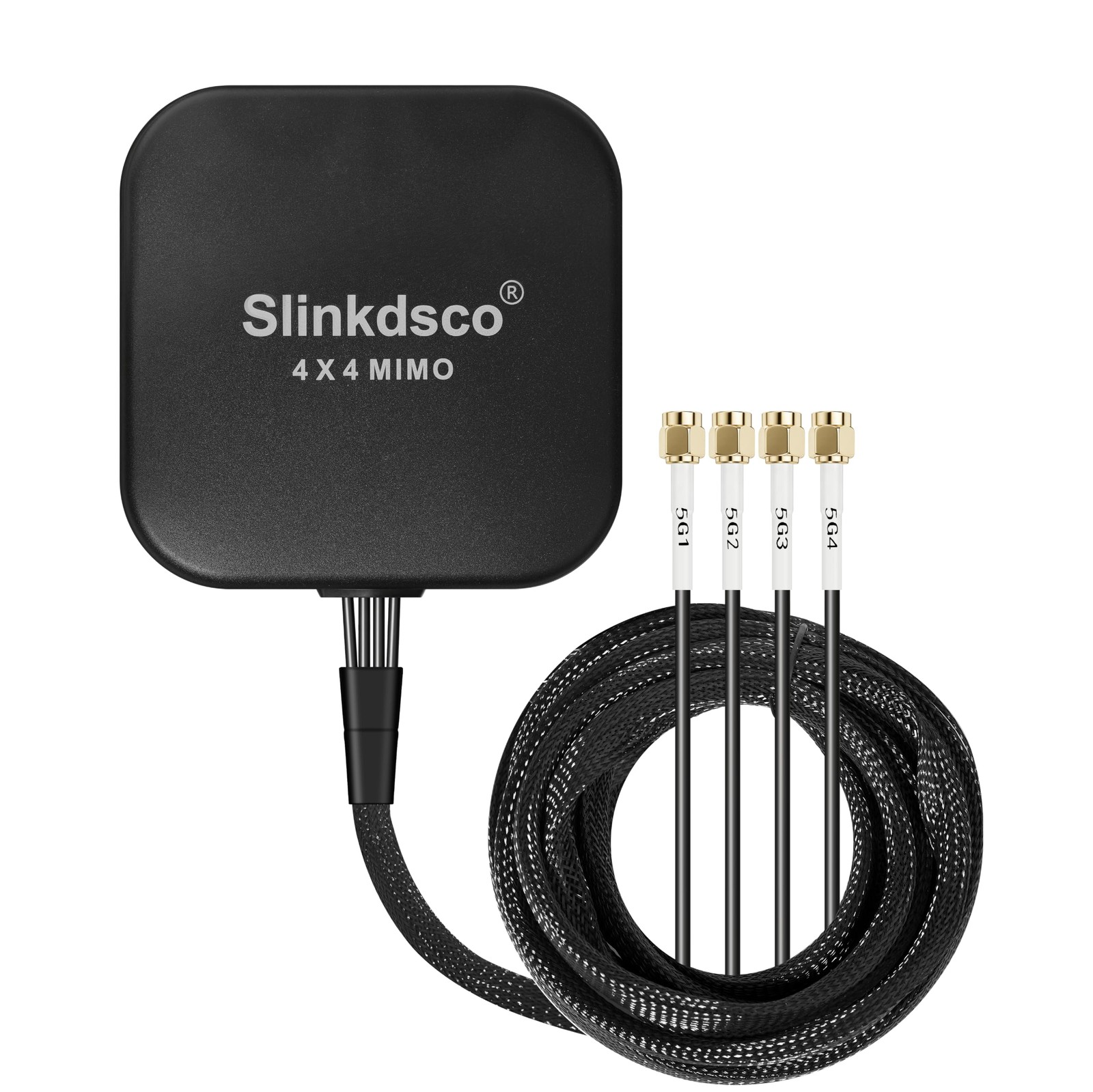 4x4 MIMO Omnidirectional Wide-Band 600-6000MHz 4G LTE 5G External Antenna