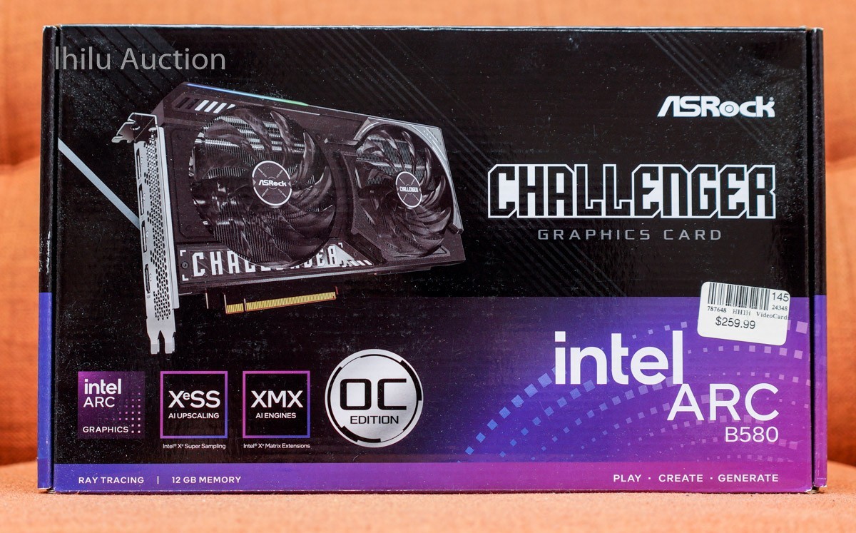 ASRock Challenger - Intel ARC B580 - Working, Clean and complete - barely used