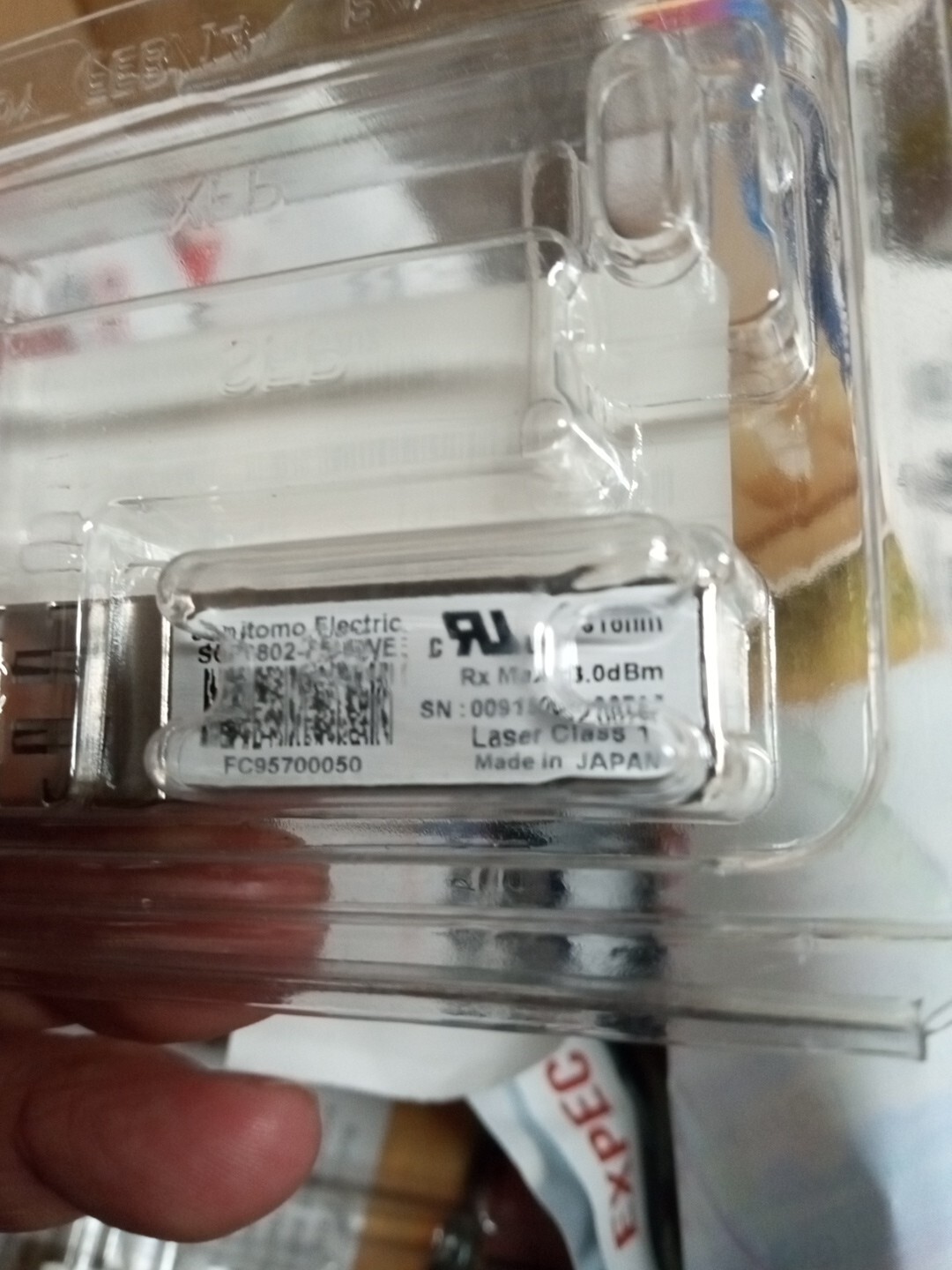 Fujitsu FC95700050 WMOTBALHAA  FW7500 OC12 SFP Transceiver. New.
