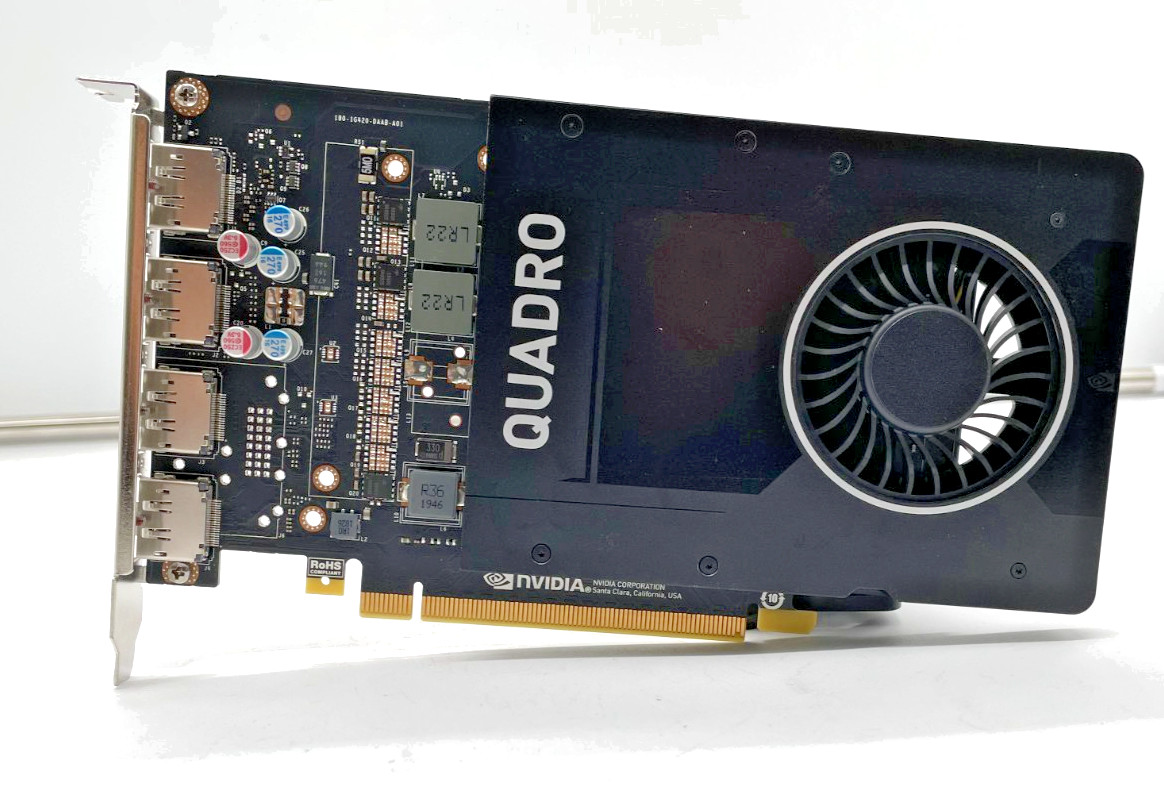 NVIDIA/DELL QUADRO P2200 5GB GDDR5X PCIE FULL HEIGHT 0PX8M5 TESTED