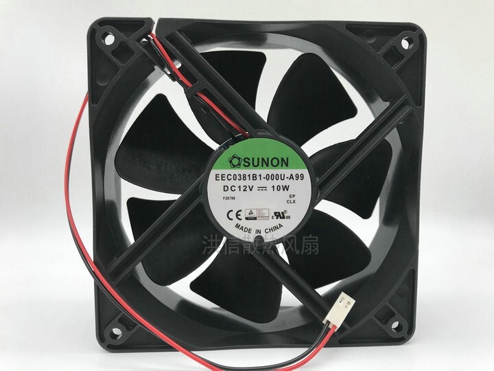 SUNON 12038 EEC0381B1-000U-A99 12V 10W 12cm cooling fan 2pin