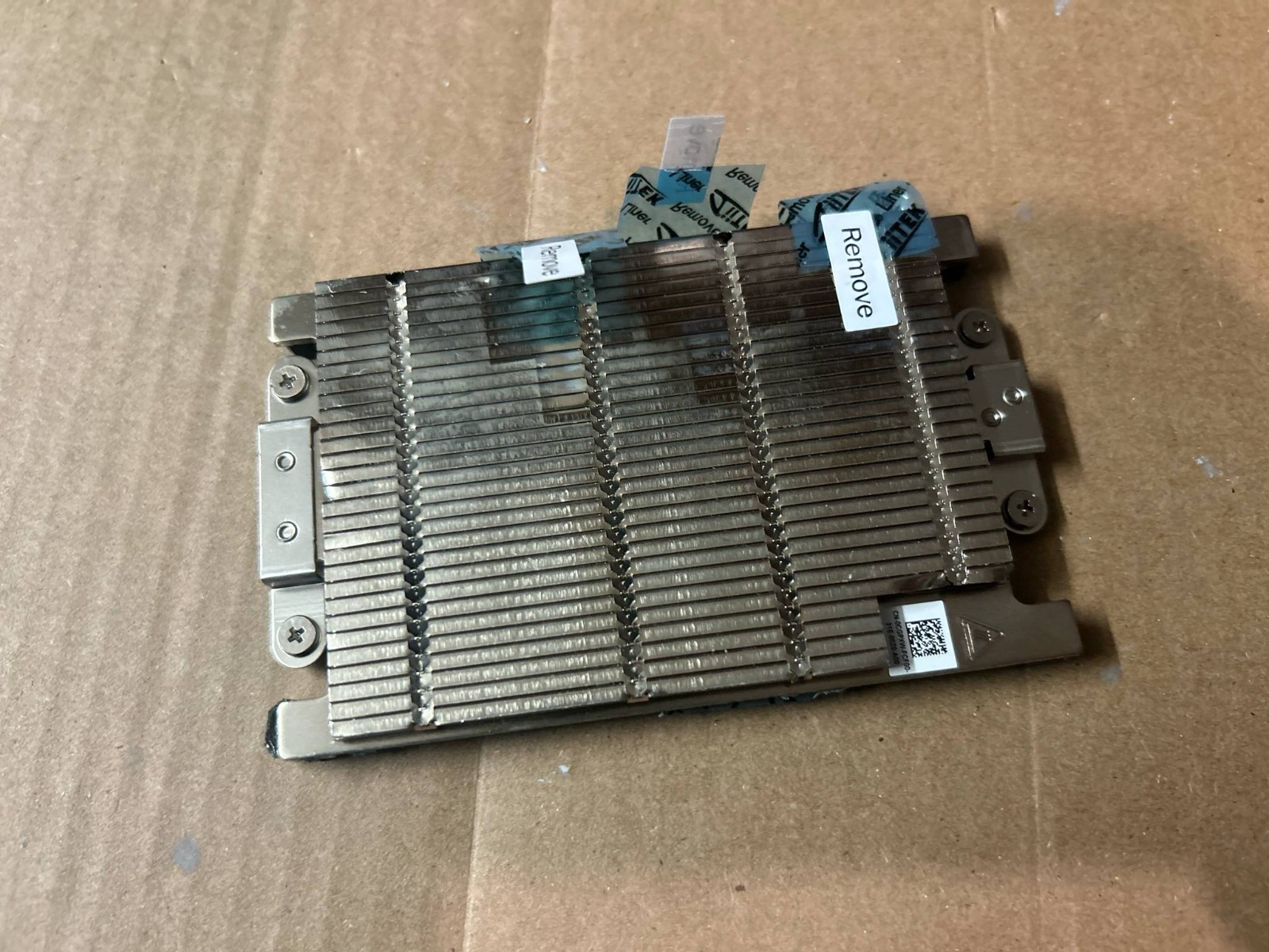 Genuine Dell Ultra SSD card heatsink 4xM.2 CGPXW 0CGPXW