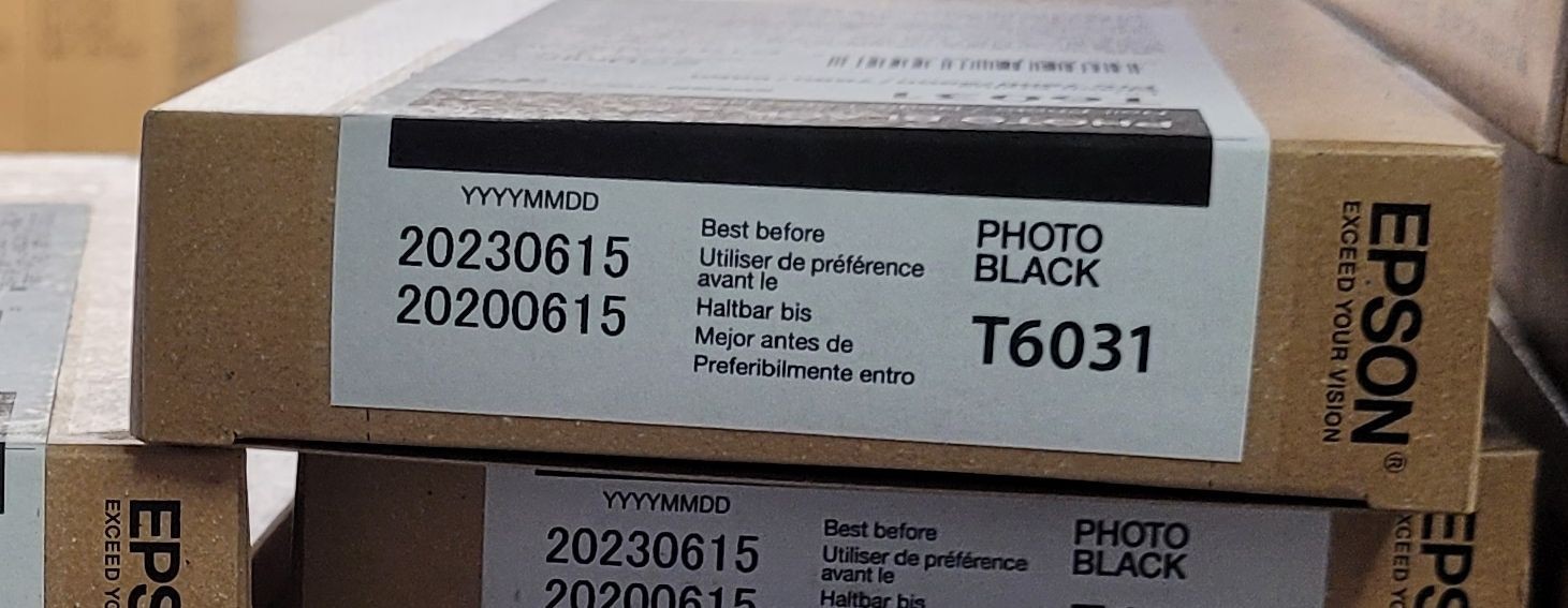 Epson T6031 Photo Black UltraChrome K3 Ink Cartridge (220 ml) (6/15/2023)