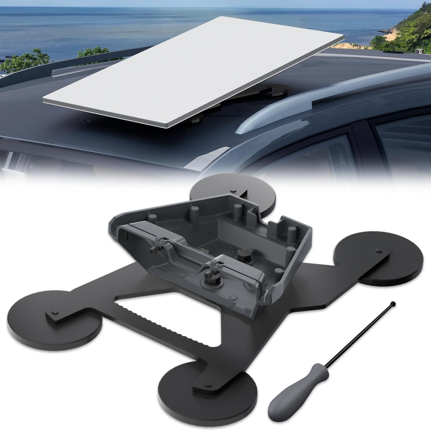 Heavy-Duty Magnetic Mount for Starlink 440Lbs