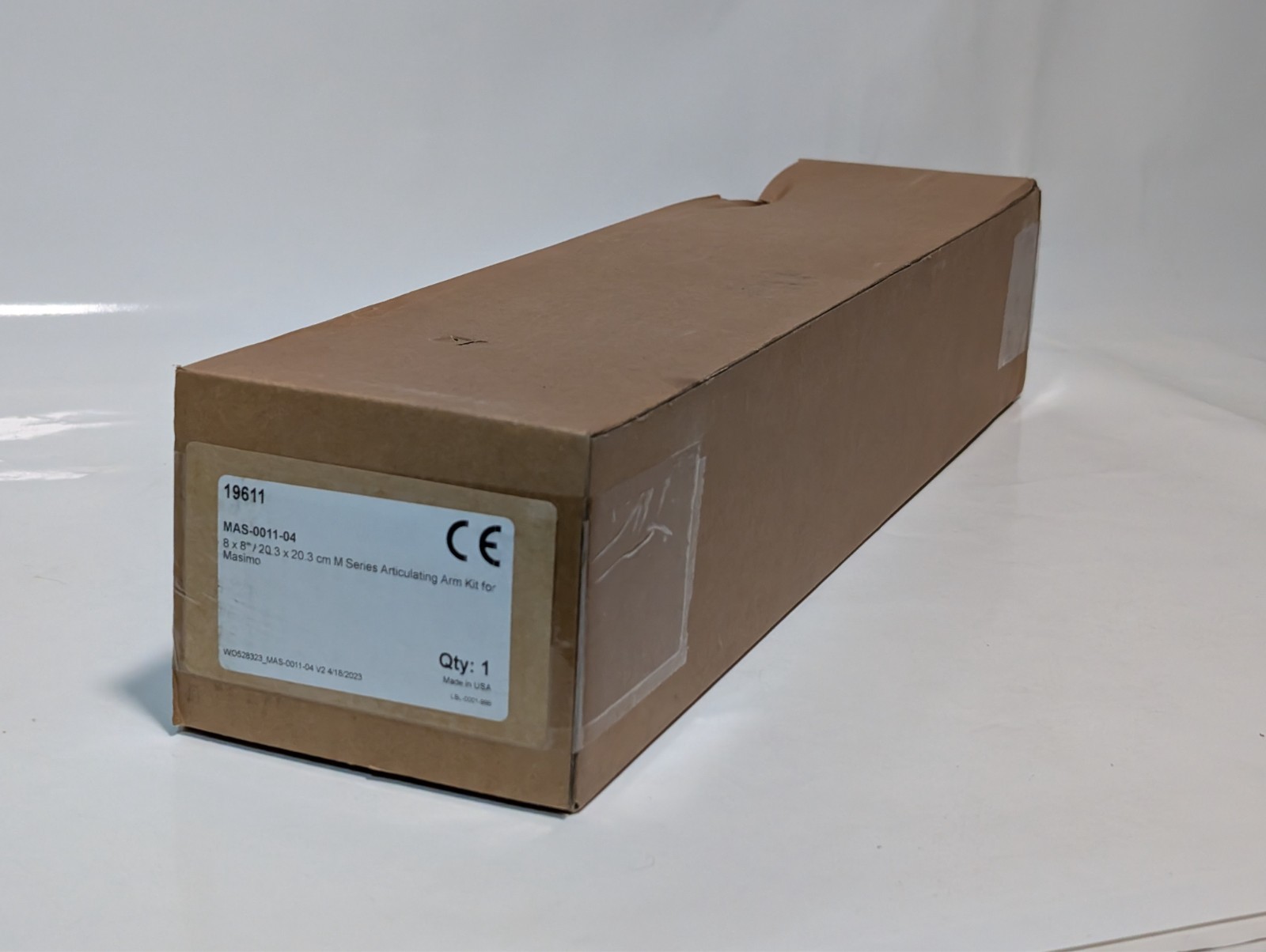 GCX MAS-0011-04 M-Series articulating arm kit for Masimo, 8 x 8 in plate