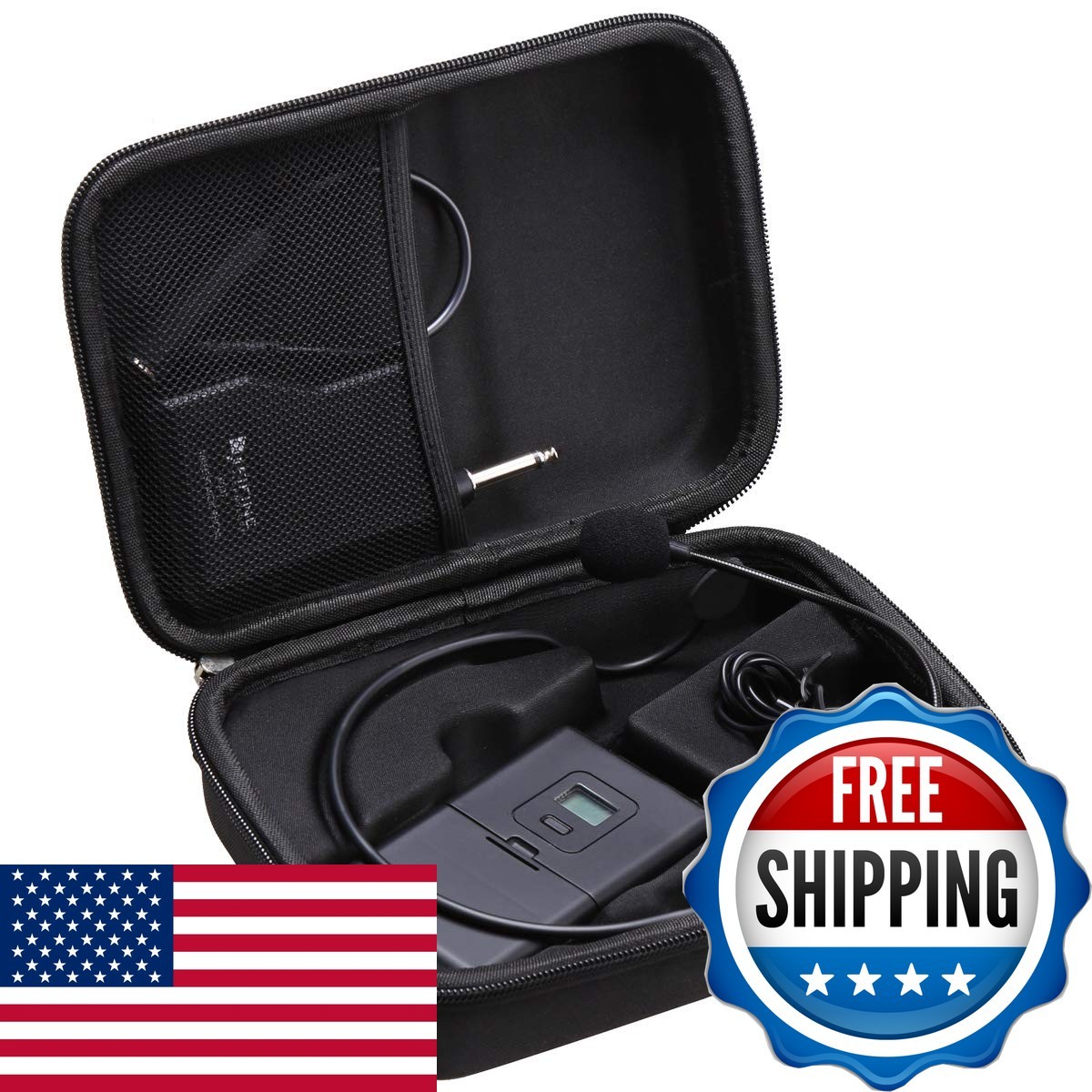 Aproca Case for Fifine K037B Wireless Microphone System Case Only