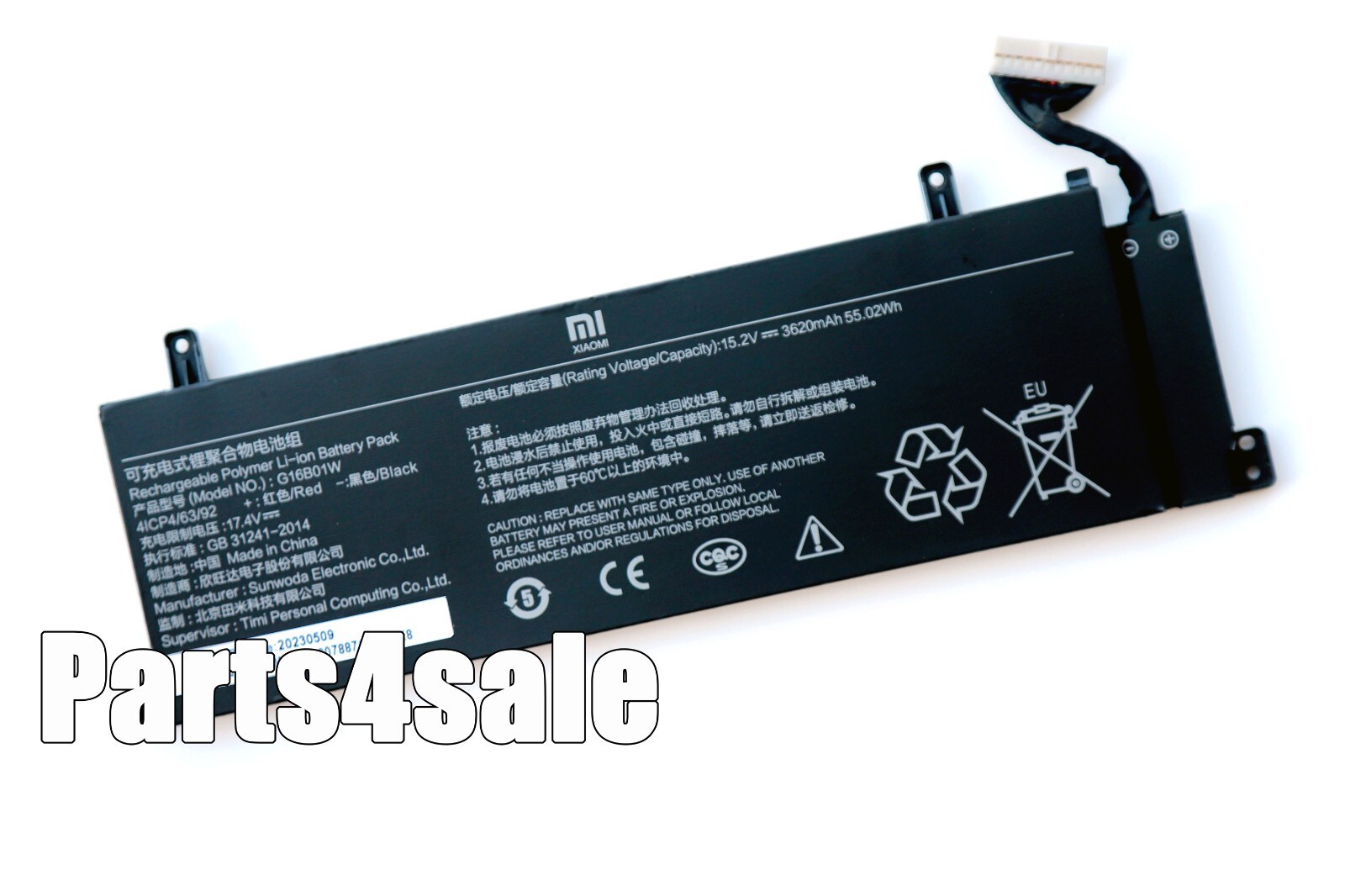 New Genuine G16B01W 55.02Wh OEM Battery for Xiaomi Redmi G 16.1 Gaming Laptop