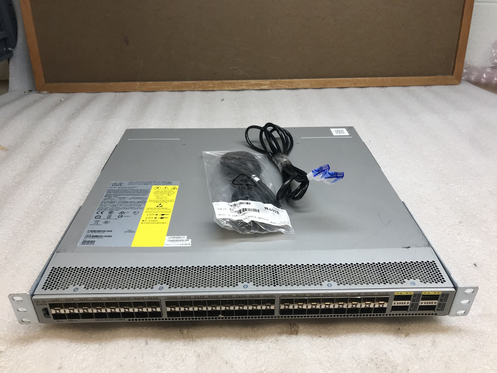Cisco Nexus N2K-C2248PQ-10GE V01 48-Port 10G Fabric Extender Tested