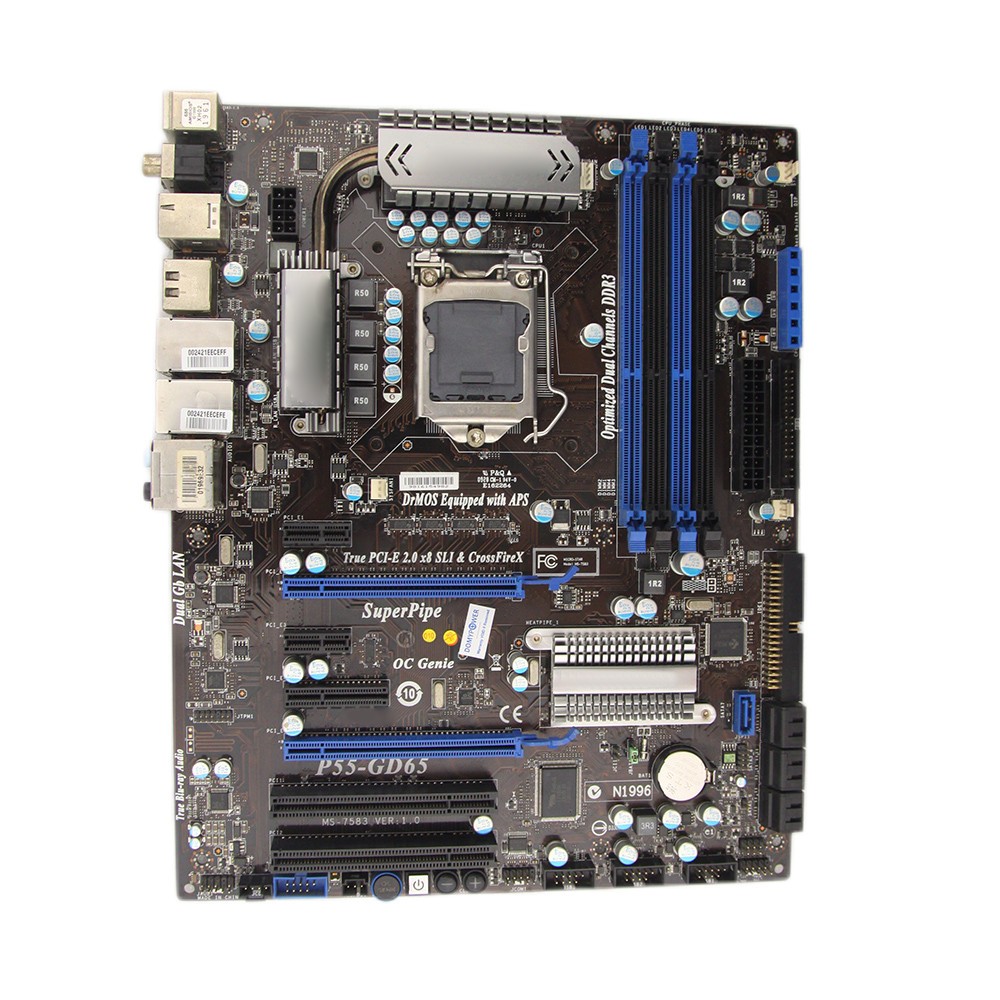 P55-GD65 LGA 1156 DDR3 16GB ATX Motherboard for MSI