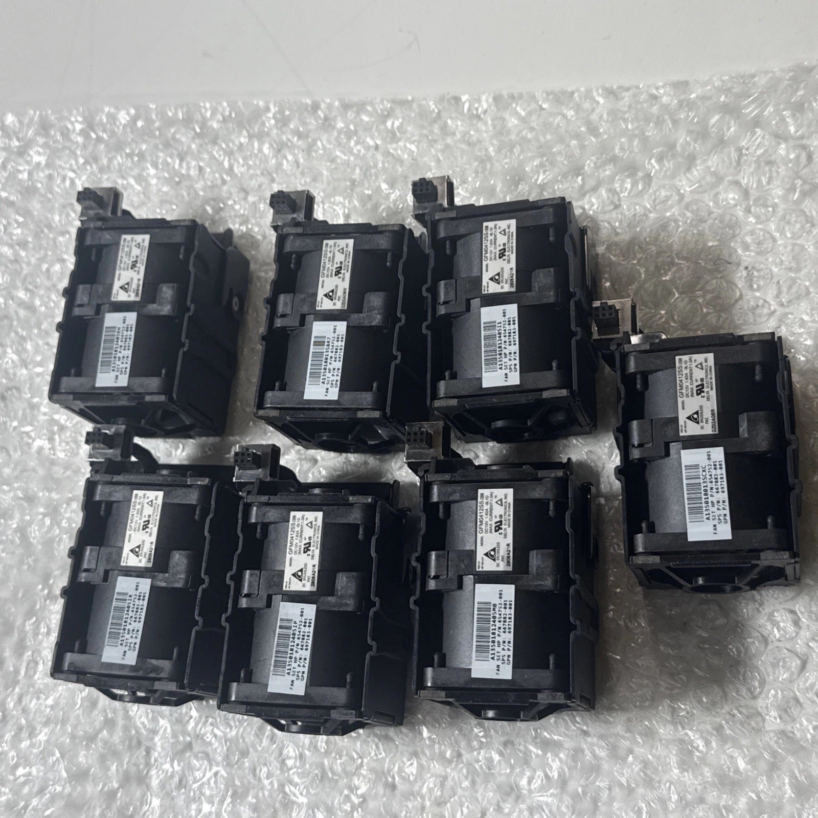 Lot Of 7 HPe 654752-001 667882-001 697183-001 GFM0412SS Fans