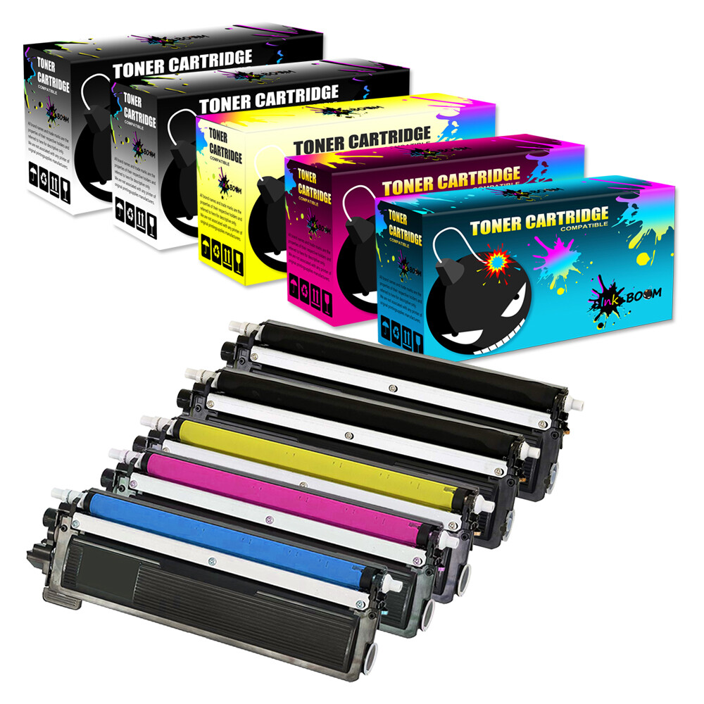 5 Toner Cartridge fits Brother TN210 HL-3070CW 3075CW MFC-9125CN MFC-9320CW