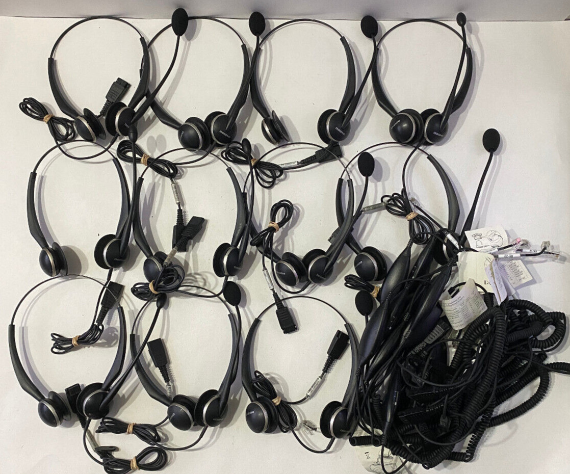 11 - Jabra GN2125/01-0247 Wired Headset w/ Smartcord Coiled (NO EAR CUSHIONS)