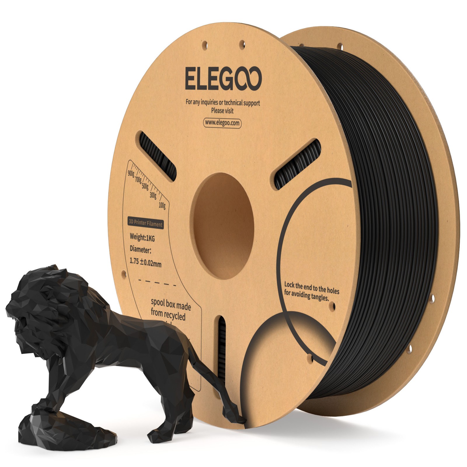【Add 5 Pay 3】 ELEGOO PETG/PLA/PLA+/ASA/TPU/Matte/Wood 3D Filament 1KG 1.75mm