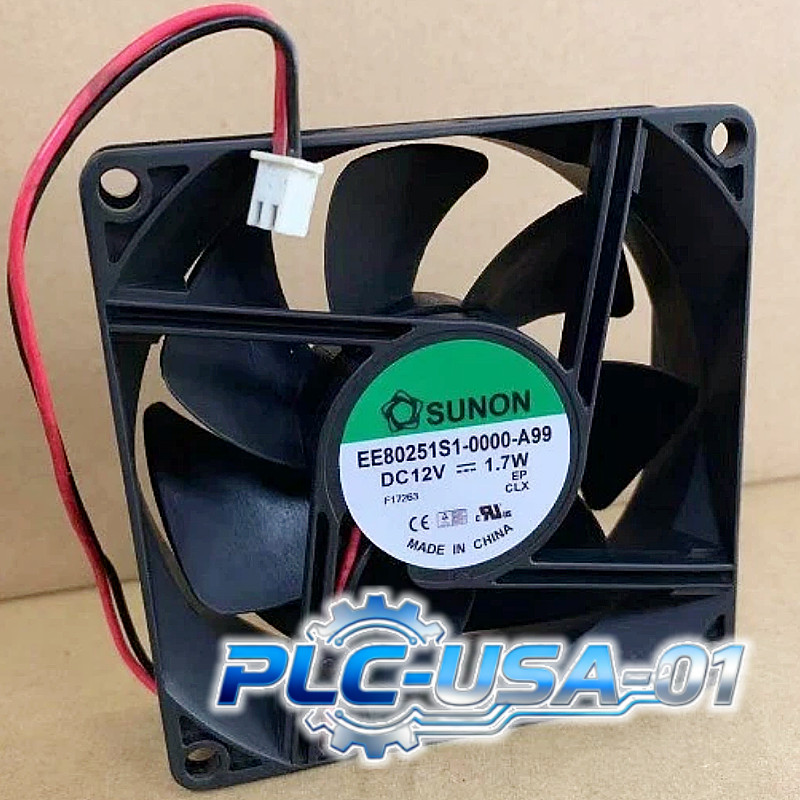 1PCS Brand New SUNON EE80251S1-0000-A99 Cooling Fan DC 12V 1.7W 8CM 8025 2-wires