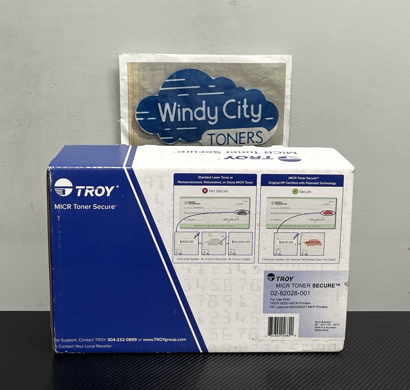 Troy 02-82028-001 MICR Toner Secure Cartridge for LJ M203/m227 MFP Genuine  New