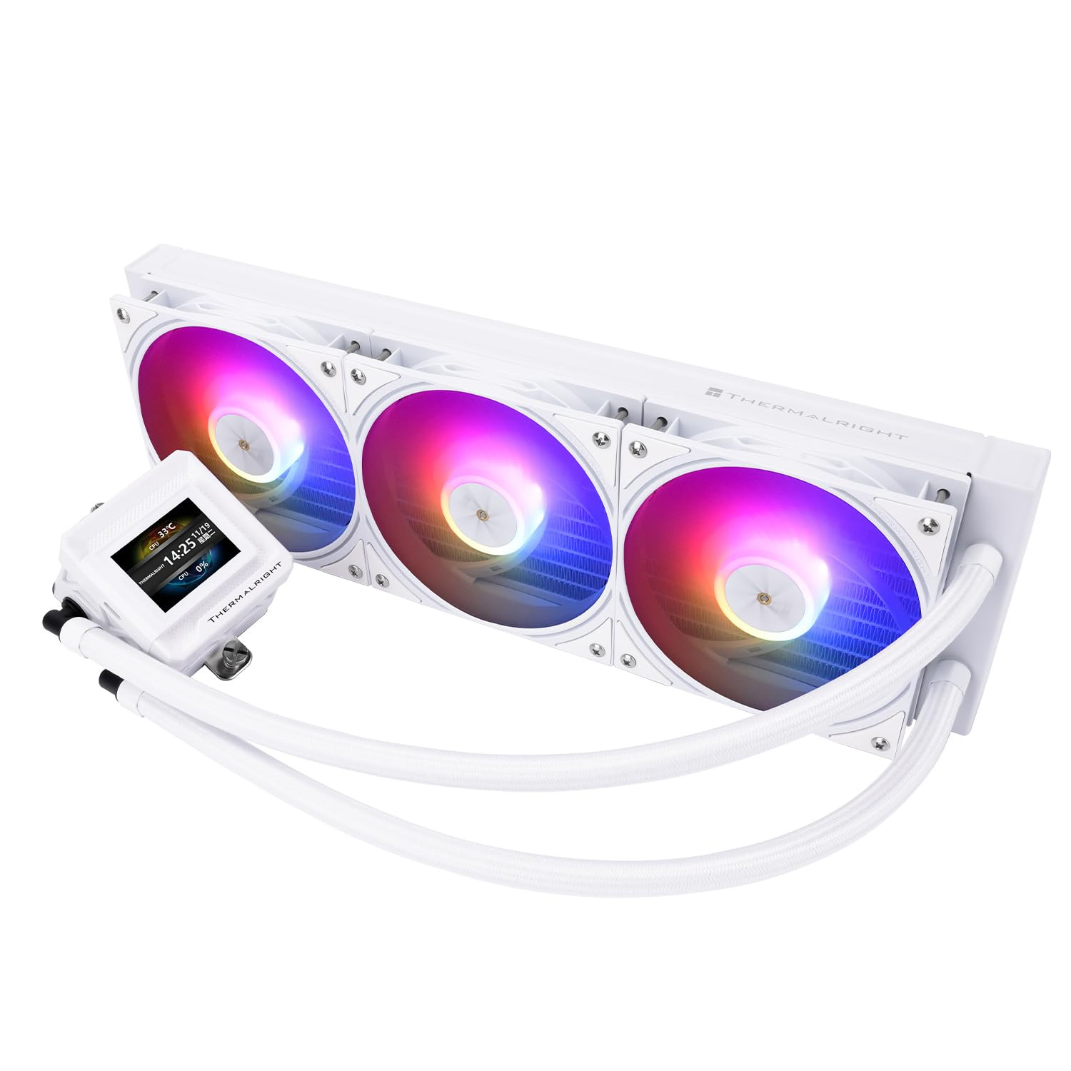Thermalright FW 360 SE ARGB White-Aio CPU Liquid Cooler,Ips LCD Screen with 320