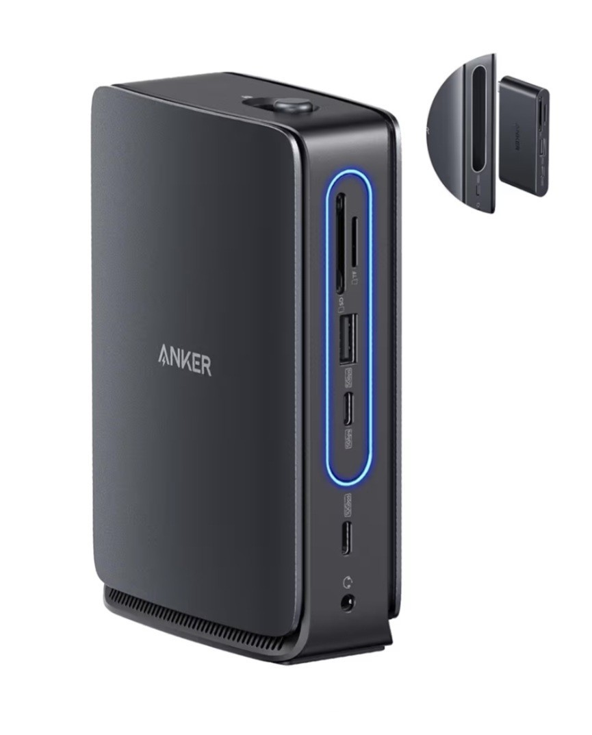 Anker Nano Laptop Docking Station, 13in1 Dock with Detachable 6in1 USBC Hub3...