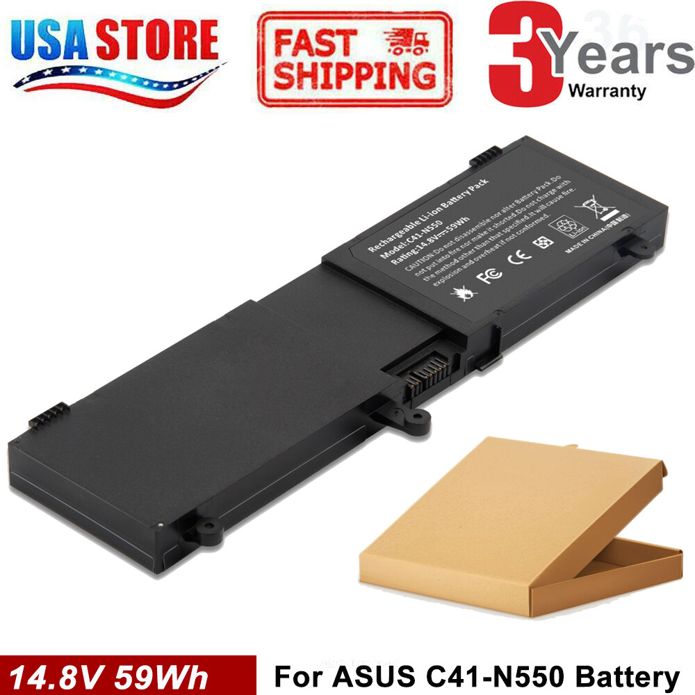 C41-N550 Battery for ASUS N550 N550JA N550JV N550J N550JK Q550L Q550LF G550 59W