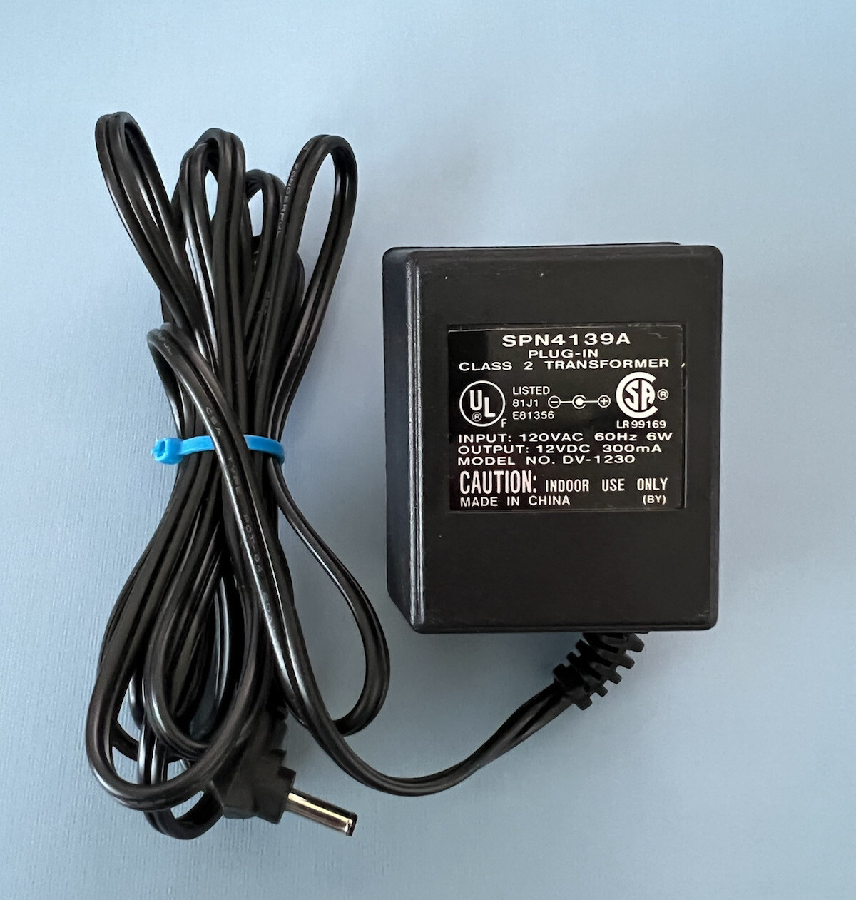 MOTOROLA SPN4139A DV-1230 AC/DC Adapter 12V 300ma 