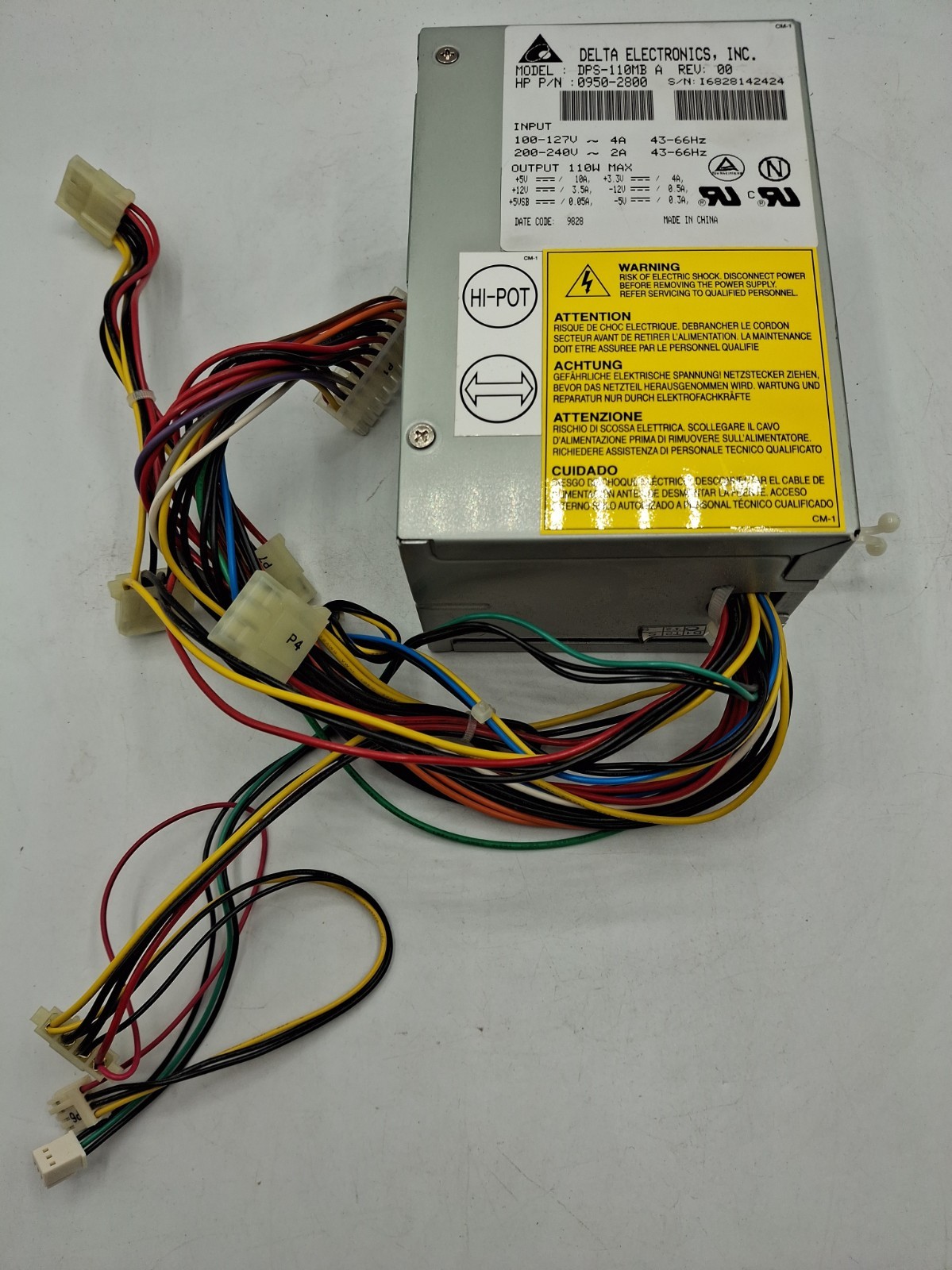 Delta DPS-110MB A     HP PN:0950-3426  110W