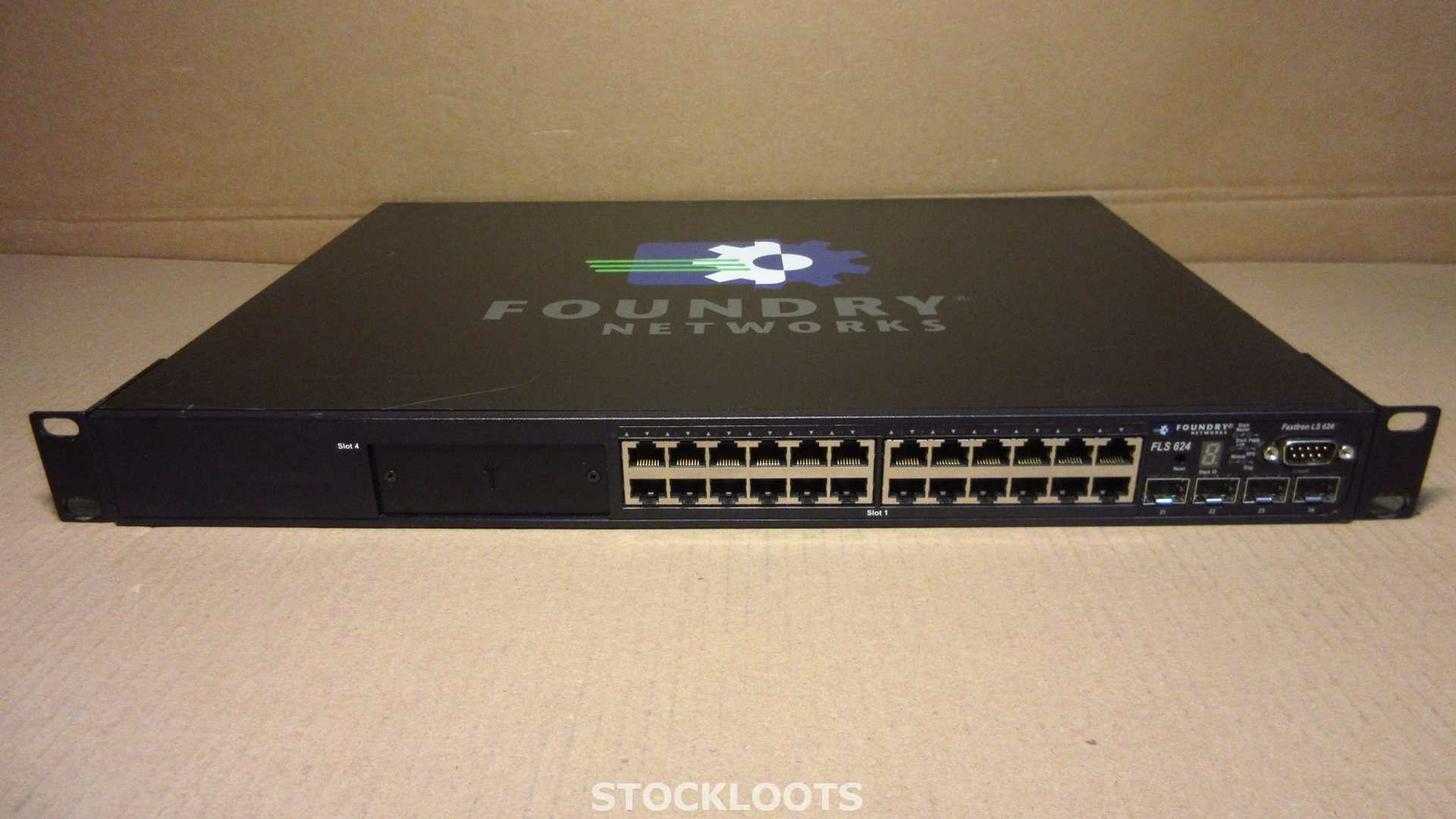 Foundry Brocade FastIron LS624 GIGABIT 10/100/1000 24-Port RJ-45 Switch FLS 624