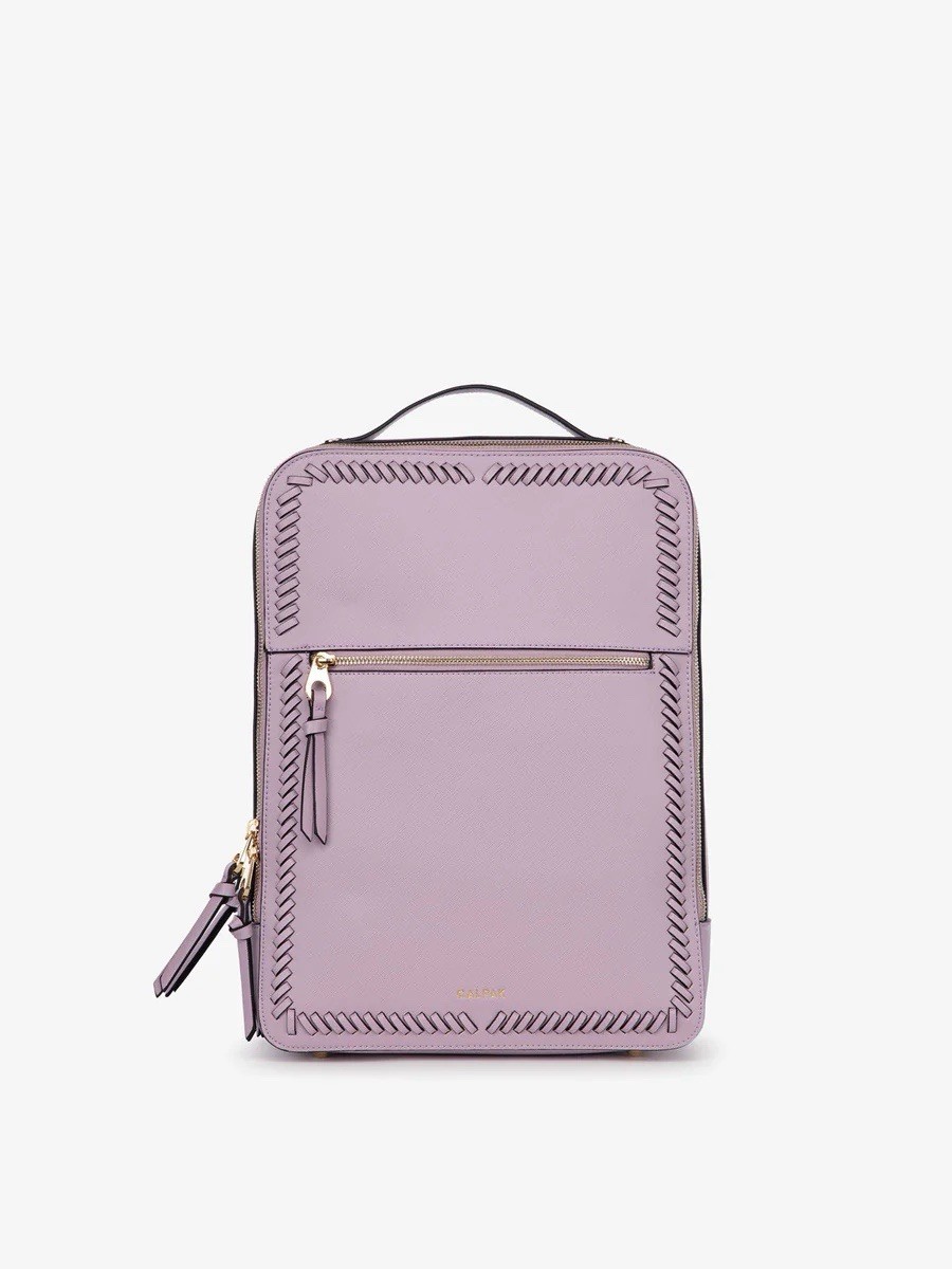 CALPAK Kaya 15 inch Laptop Backpack in Lavender