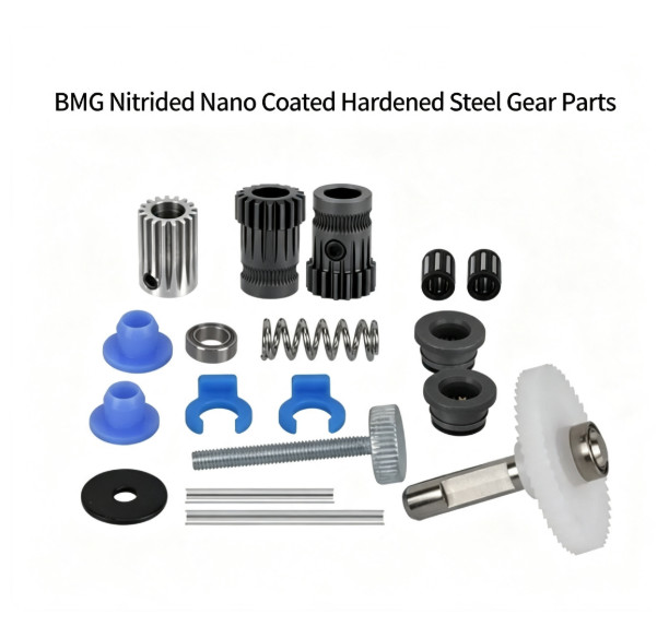 Voron 3D Printer BMG Extruder Gear Kit Nitrided Nano Coated Hardened Steel Parts