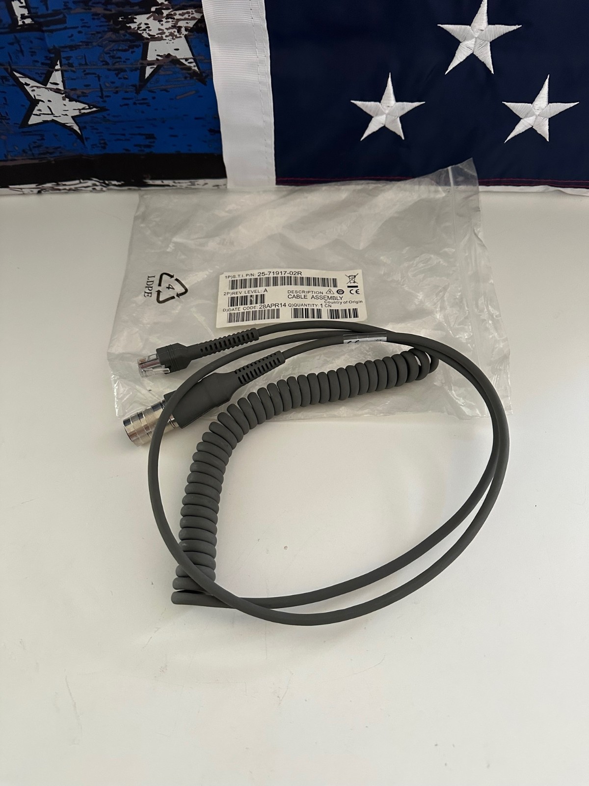 💥 Scanner Cable 25-71917-02R   6-PIN US 🇺🇸
