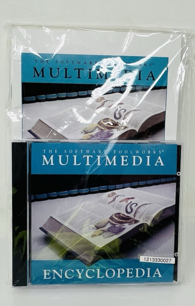 The Software Tool Multimedia Encyclopedia CD-ROM NEW Factory Sealed Vintage