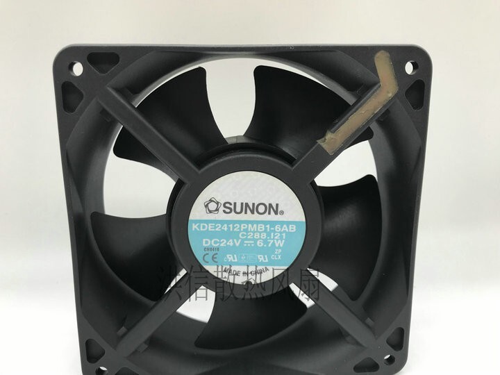 SUNON  KDE2412PMB1-6AB DC 24V 6.7W 12038 120mm inverter cooling fan