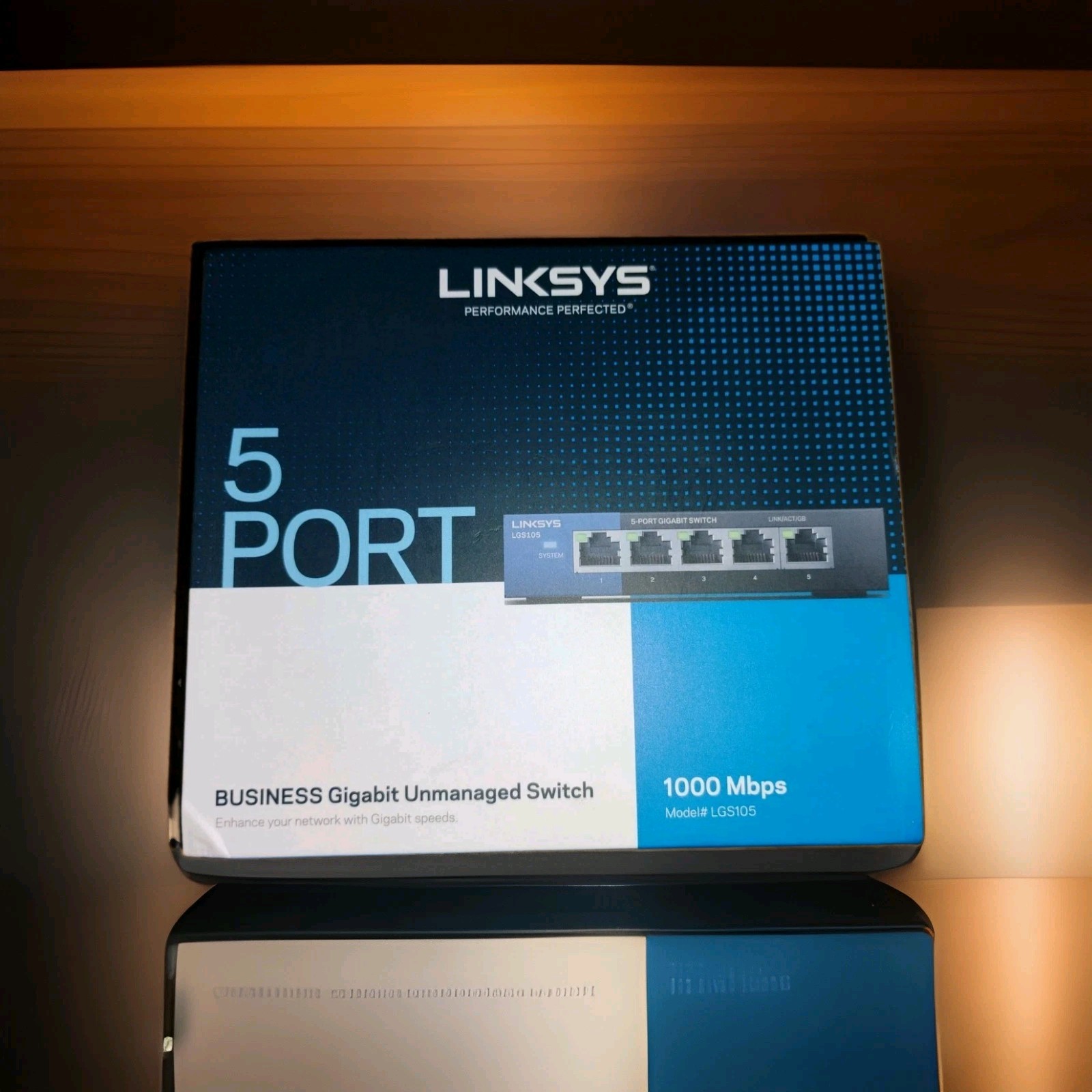 Linksys 5 Port Business Gigabit Unmanaged Ethernet Switch 1000Mbps LGS105