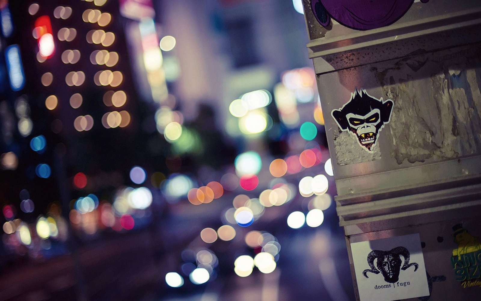 Landscape urban city architecture photography bokeh Custom Gaming Mat Desk