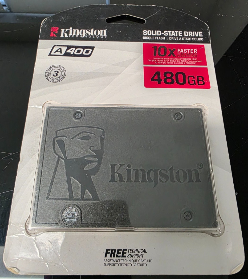 New Sealed - Kingston A400 480 GB 2.5 inch (SA400S37480G) Solid State Drive #53
