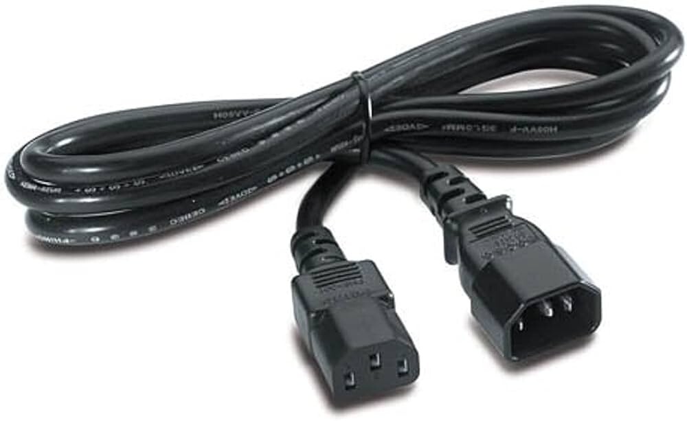 10-pack NEW 10Ft Heavy Duty C13 to C14 Power Cord Extension Black