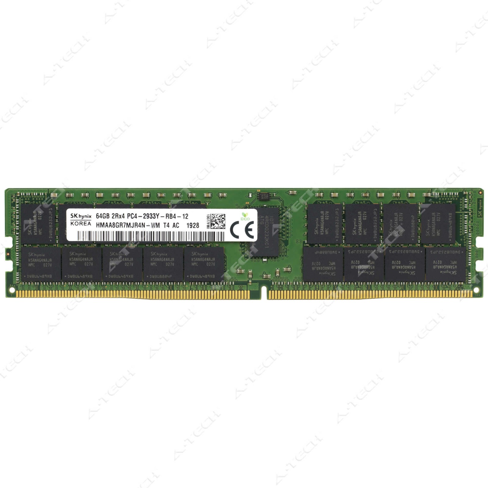 Hynix 64GB DDR4-2933 PC4-23400 2Rx4 ECC RDIMM Server Memory RAM HMAA8GR7MJR4N-WM