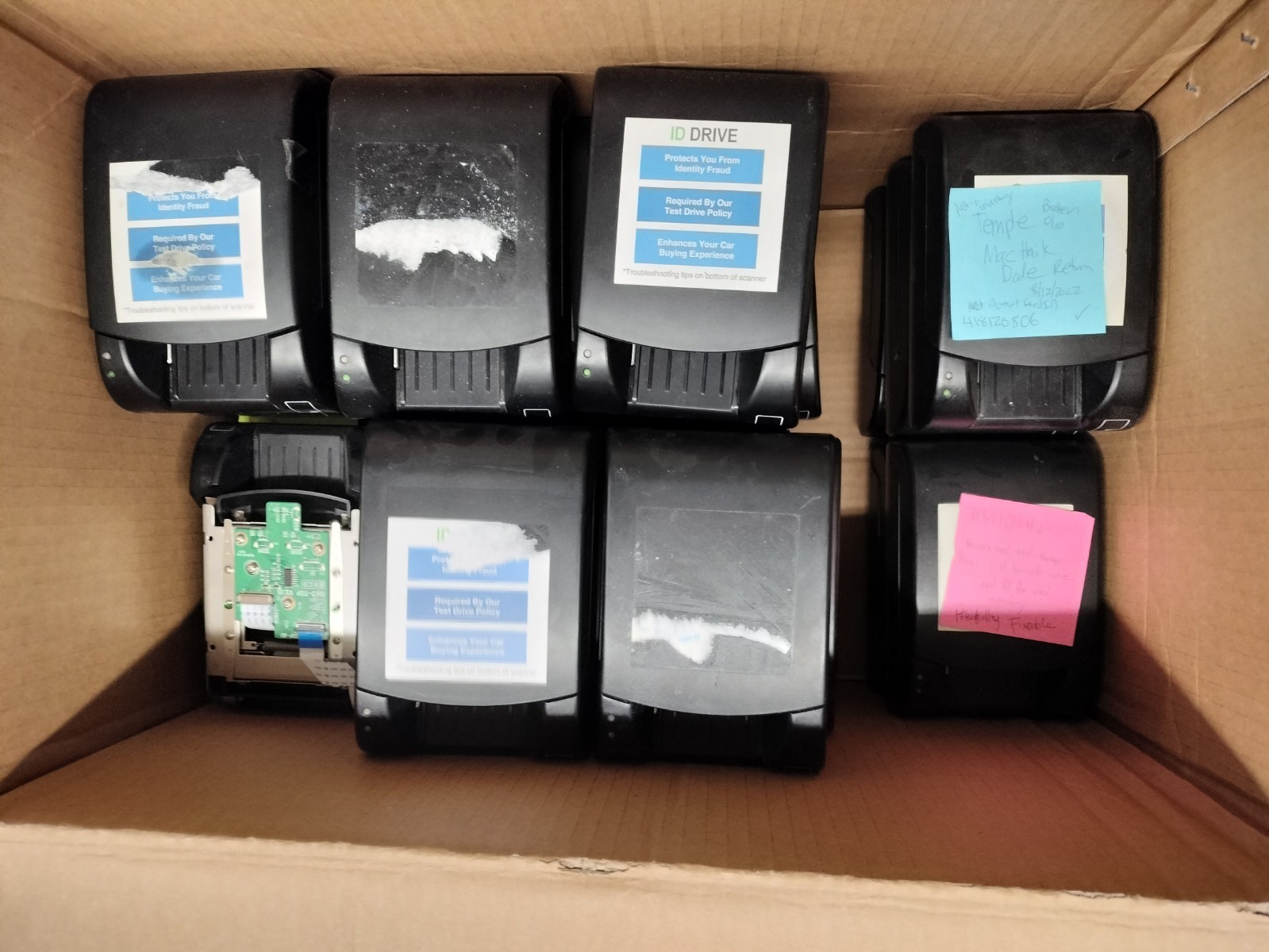 Lot of 28 i-Dentify ID-150 Acuant ID Card Scanner Reader - READ DESC | NO ADAPT