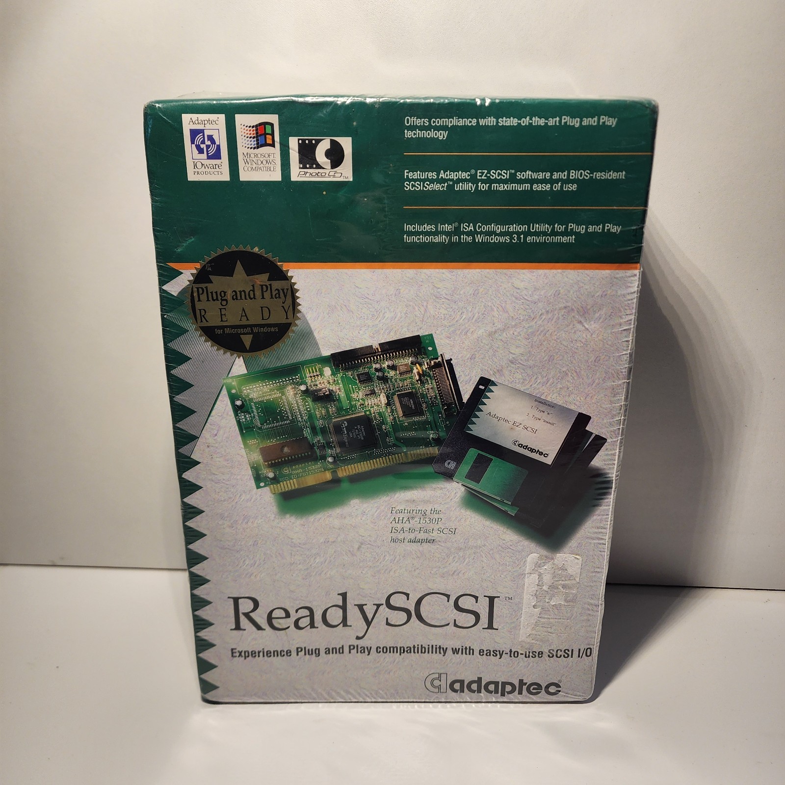ADAPTEC AHA-1530P SCSI CONTROLLER ADAPTER New Old Stock 
