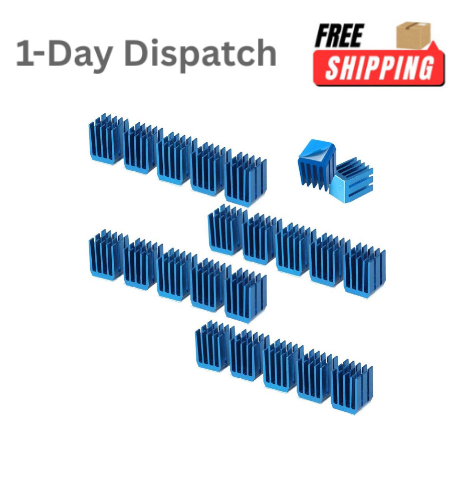 SGTKJSJS 22Pcs 3D Printer Heatsink Kit for A4988 TMC2208